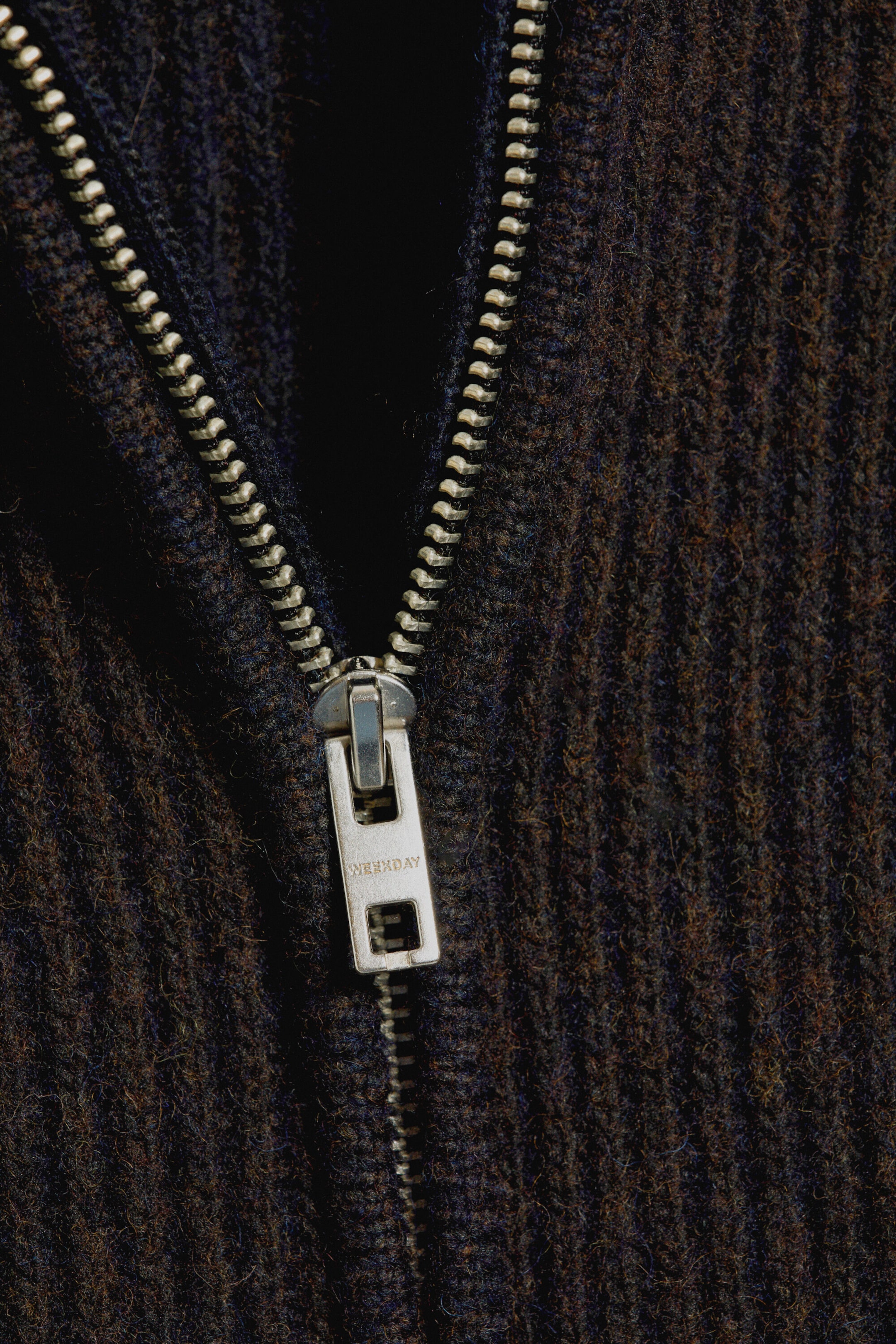 Dark Brown - Relaxed wool-blend cardigan - 5