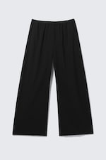 Noir - Pantalon de costume Loose taille basse - 0