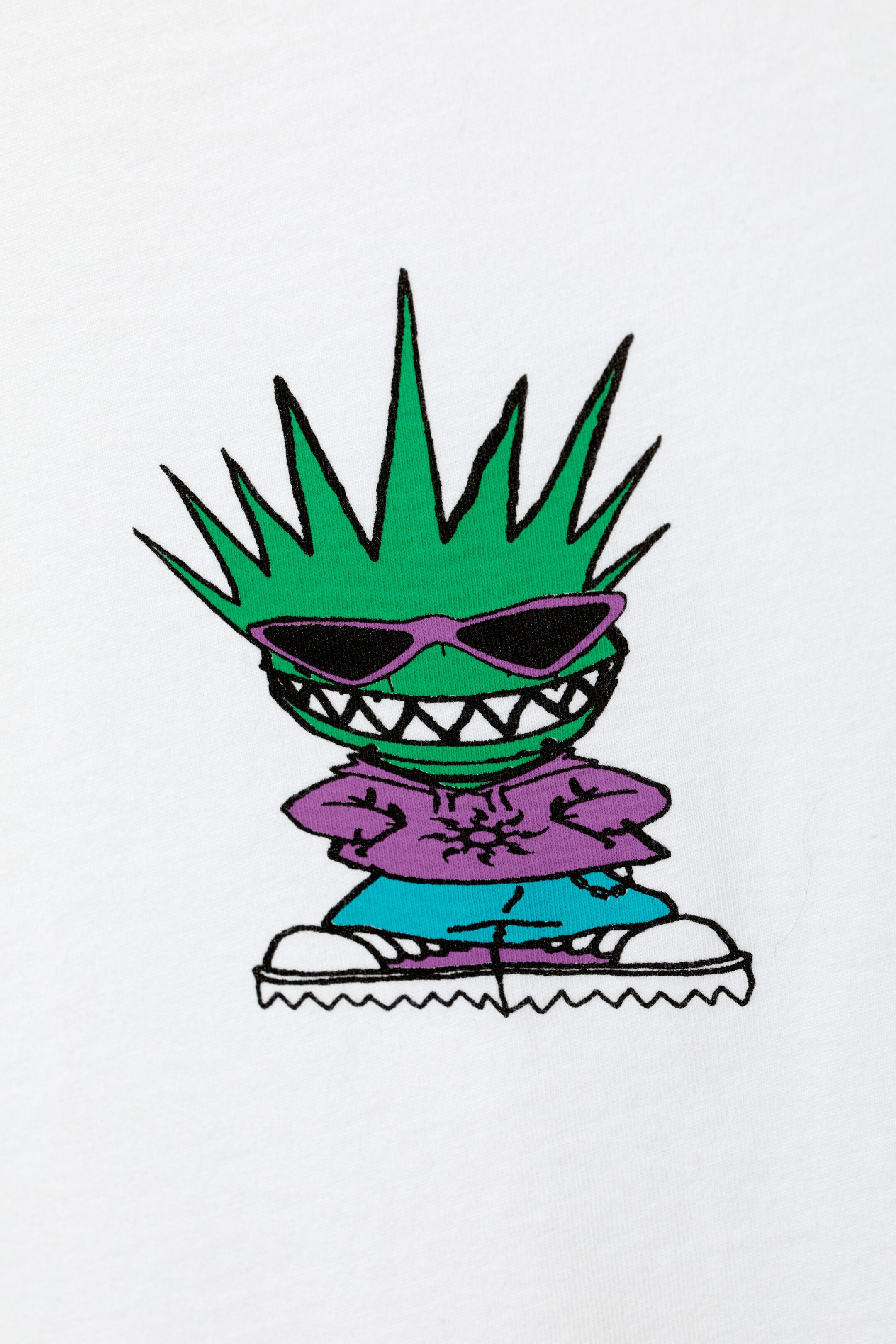 Spikey guy - Graphic printed T-shirt - 1