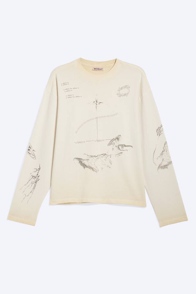 Great Boxy Graphic Long Sleeve T-shirt - Light Dusty Mole - Sketch/White - Spark Spray/White - Broken Beats/Dark Mole - Psychedelia/Striped - Dreams/White - Karma Logo/Black - Riftborn - 1