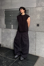 Noir - PANTALON PARACHUTE RAEL KADE - 0