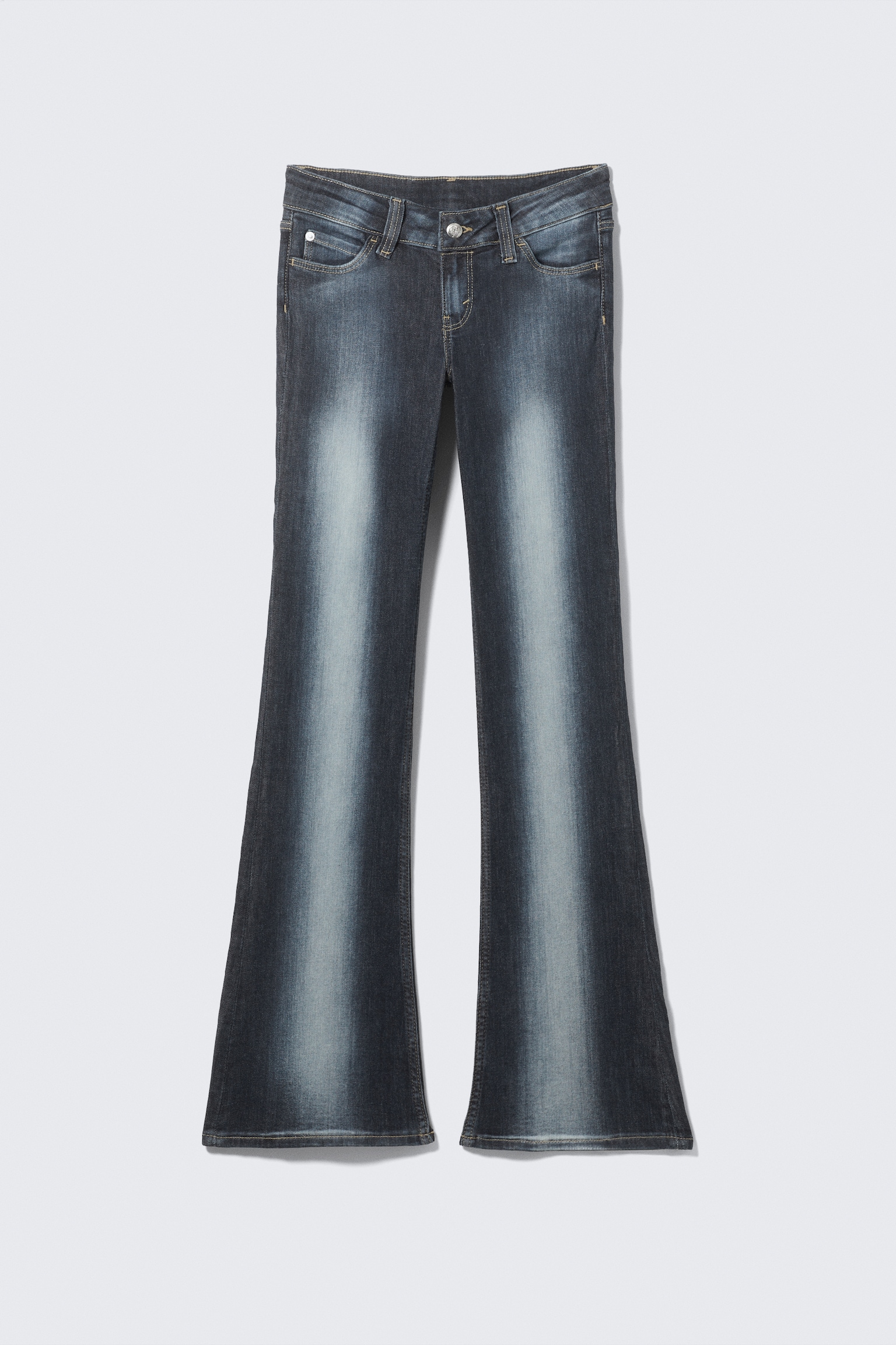 Jean bootcut skinny taille basse Booty Bei - Blue Spray - Bleu foncé - 2