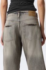 Canyon Grey - Mittelgrau - Abell Mid Waist Regular Barrel Leg Jeans - 4