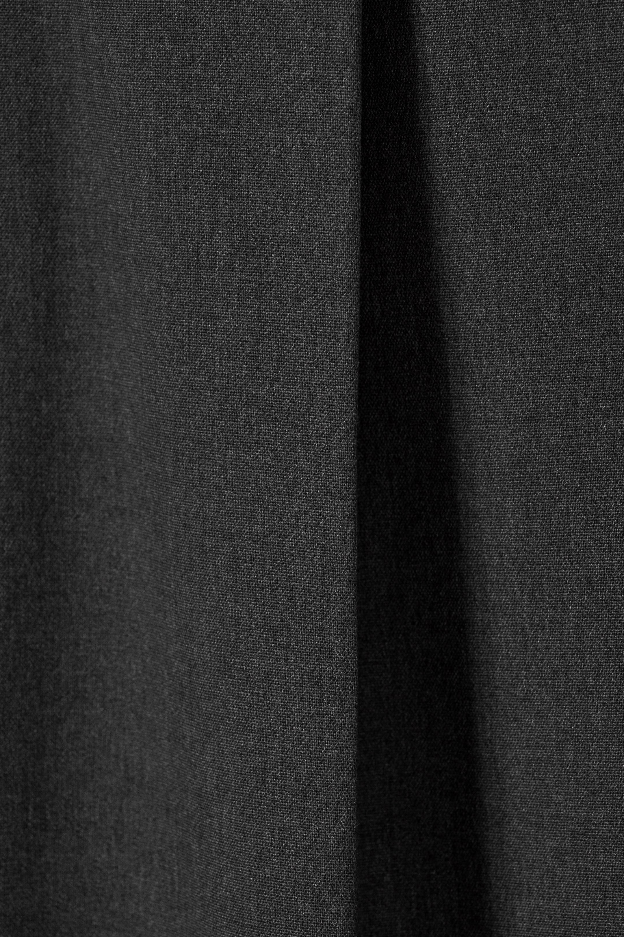 Dark Grey - Uno Loose Suit Trousers - 1