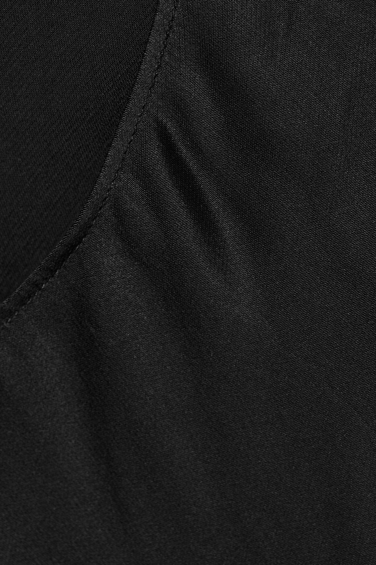 Sleeveless Gathered Top - Black/Grey - 4