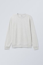 Light Grey - Standard Terry Lightweight Sweatshirt - 0
