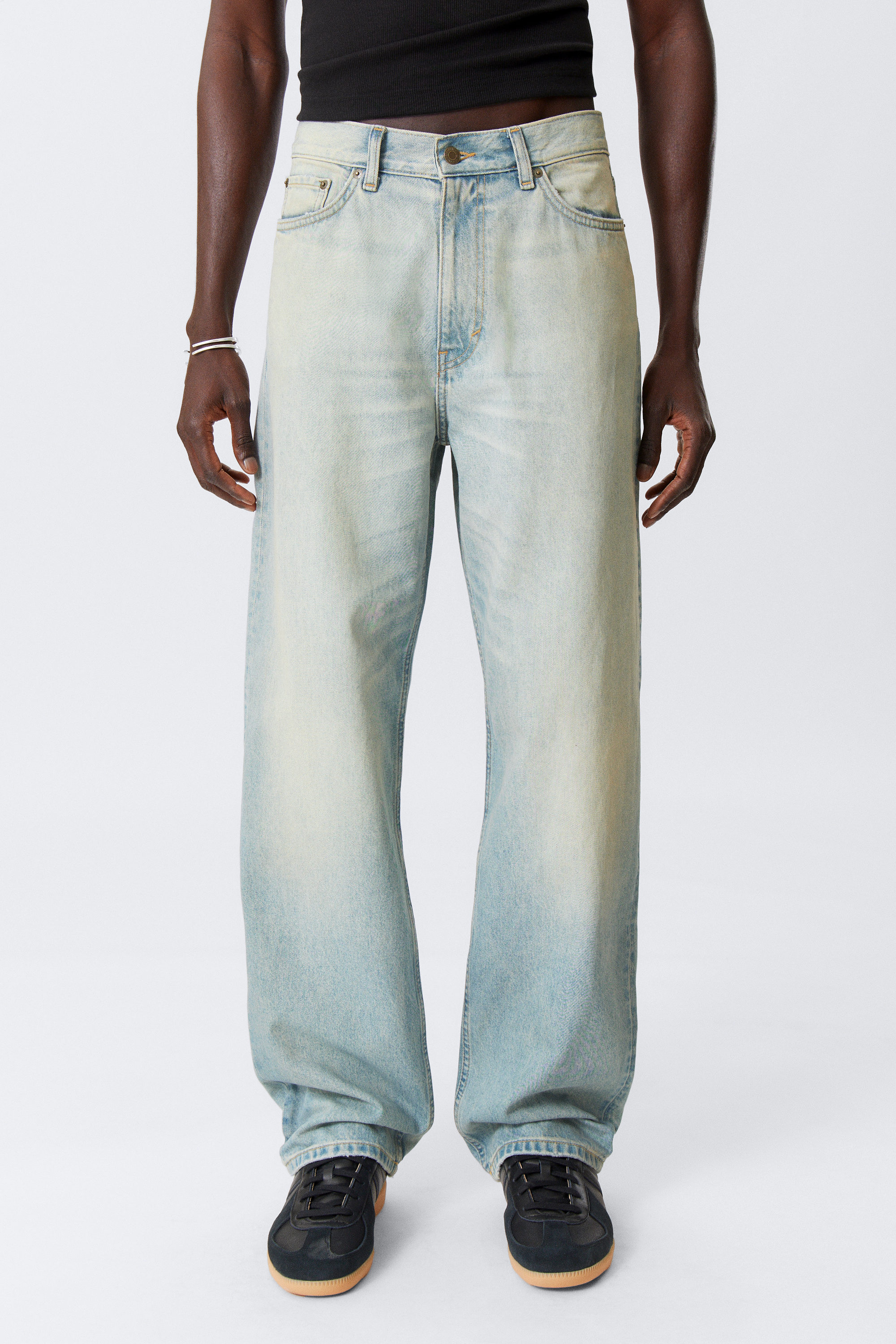 Port Blue - Hellblau - Galaxy Loose Straight Leg Jeans - 2