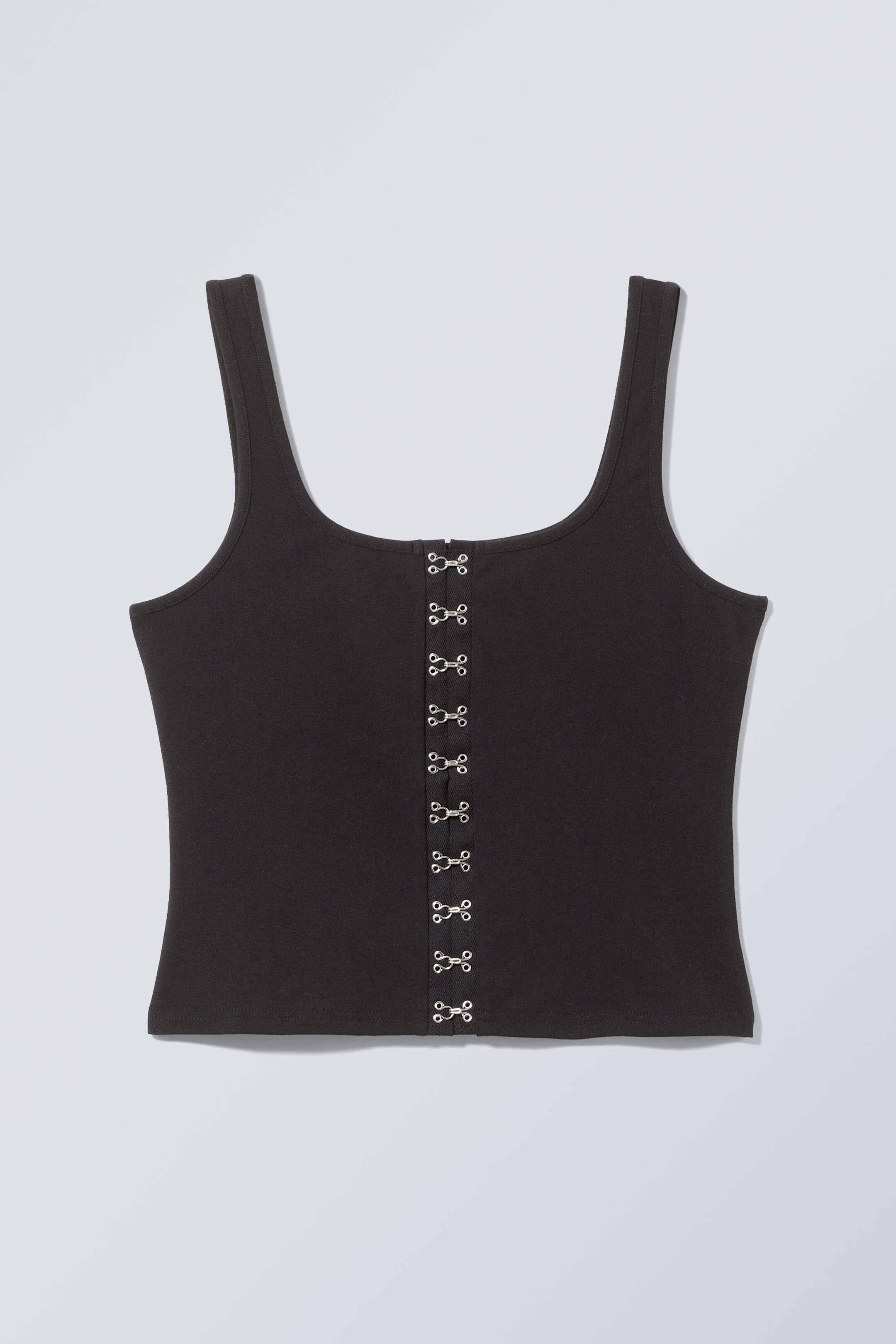 Black - Cersei Hook & Eye Top - 0