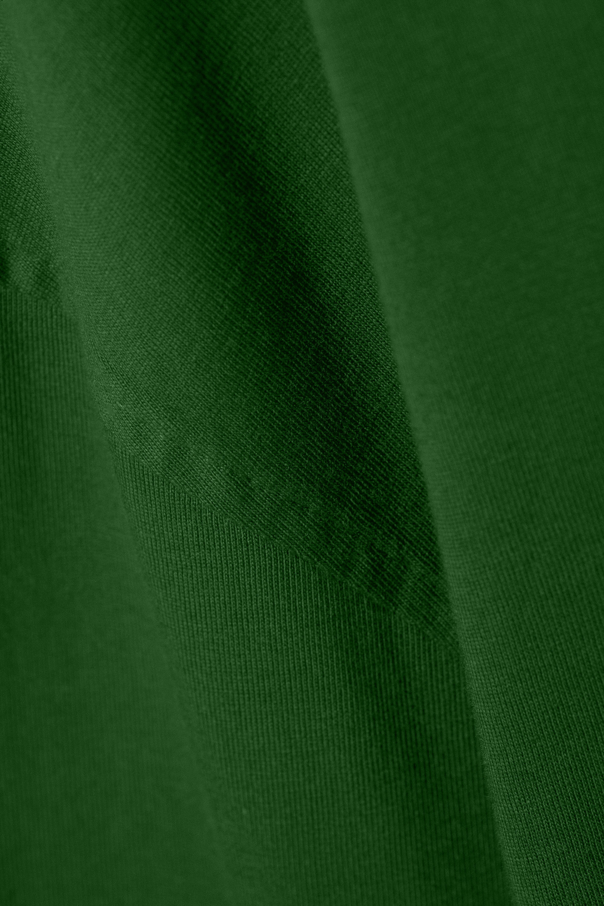 Dark Khaki Green - Oversized Long Sleeve T-shirt - 3