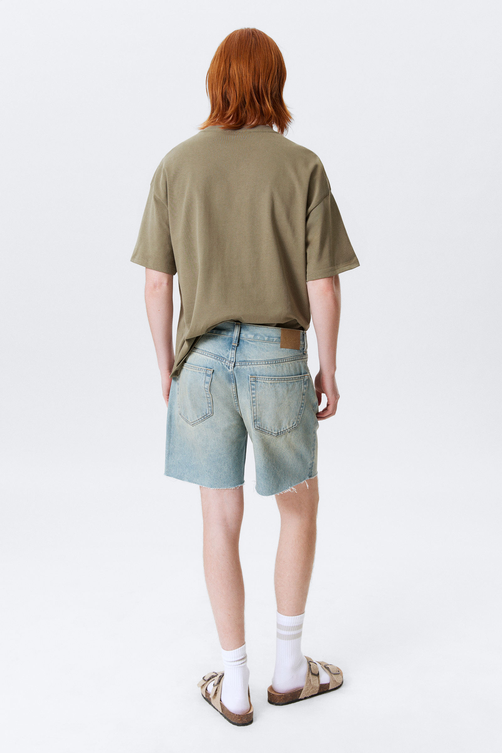 パンツ wide denim shorts M Victorious Men's Baggy fit Denim Shorts Hip-Hop Loose Wide