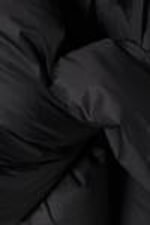 Black - Recycled Down Padded Triangle Scarf - 1