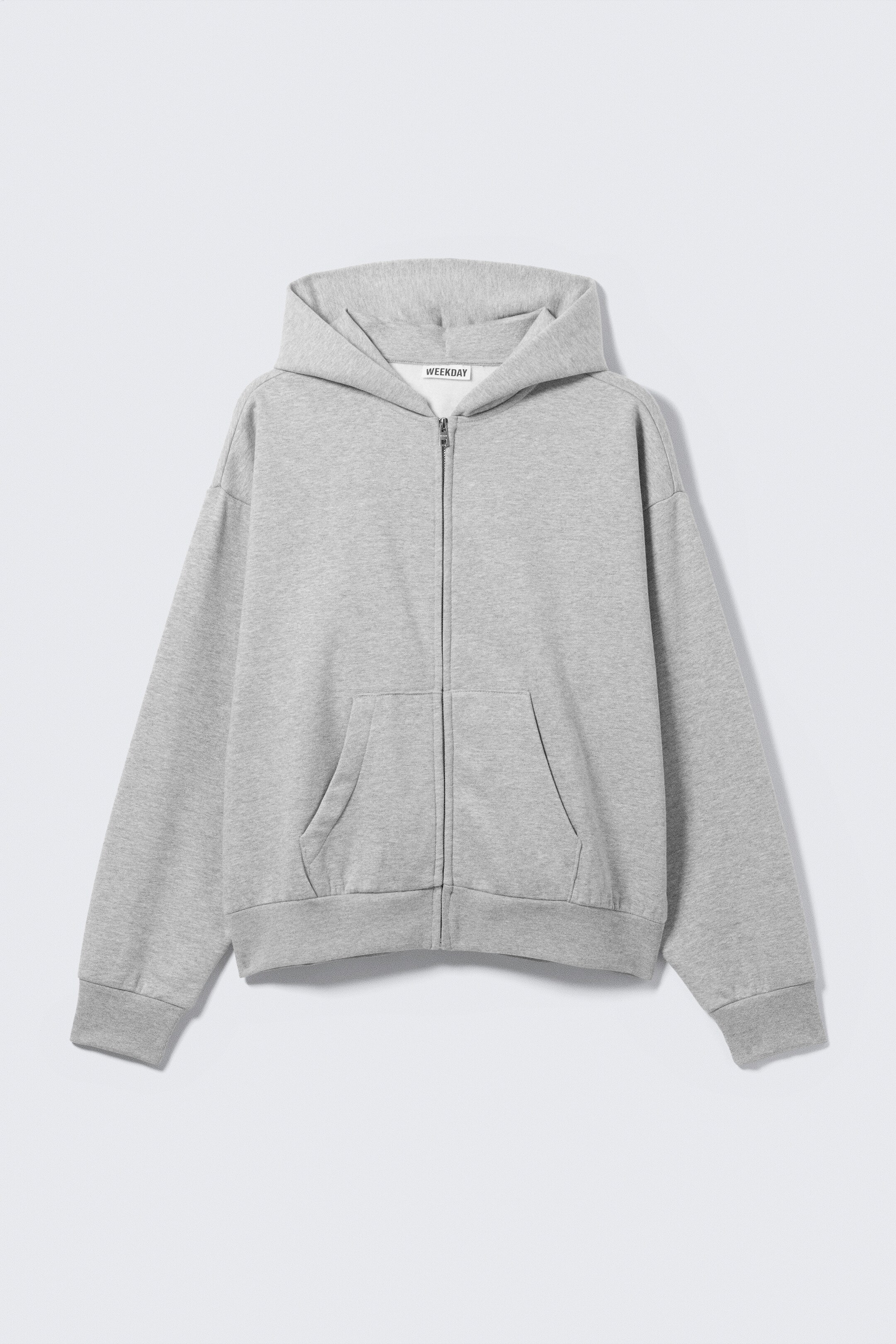 Zobraziť väčší obrázok: Voľná mikina so zipsom - Sivý melír - MUŽI | H&M SK 7
