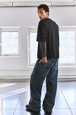 Off-black - Alien Loose Boxy T-shirt - 3