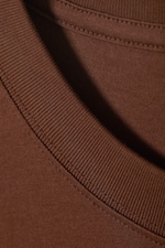 Brown - Relaxed Midweight T-shirt - 1