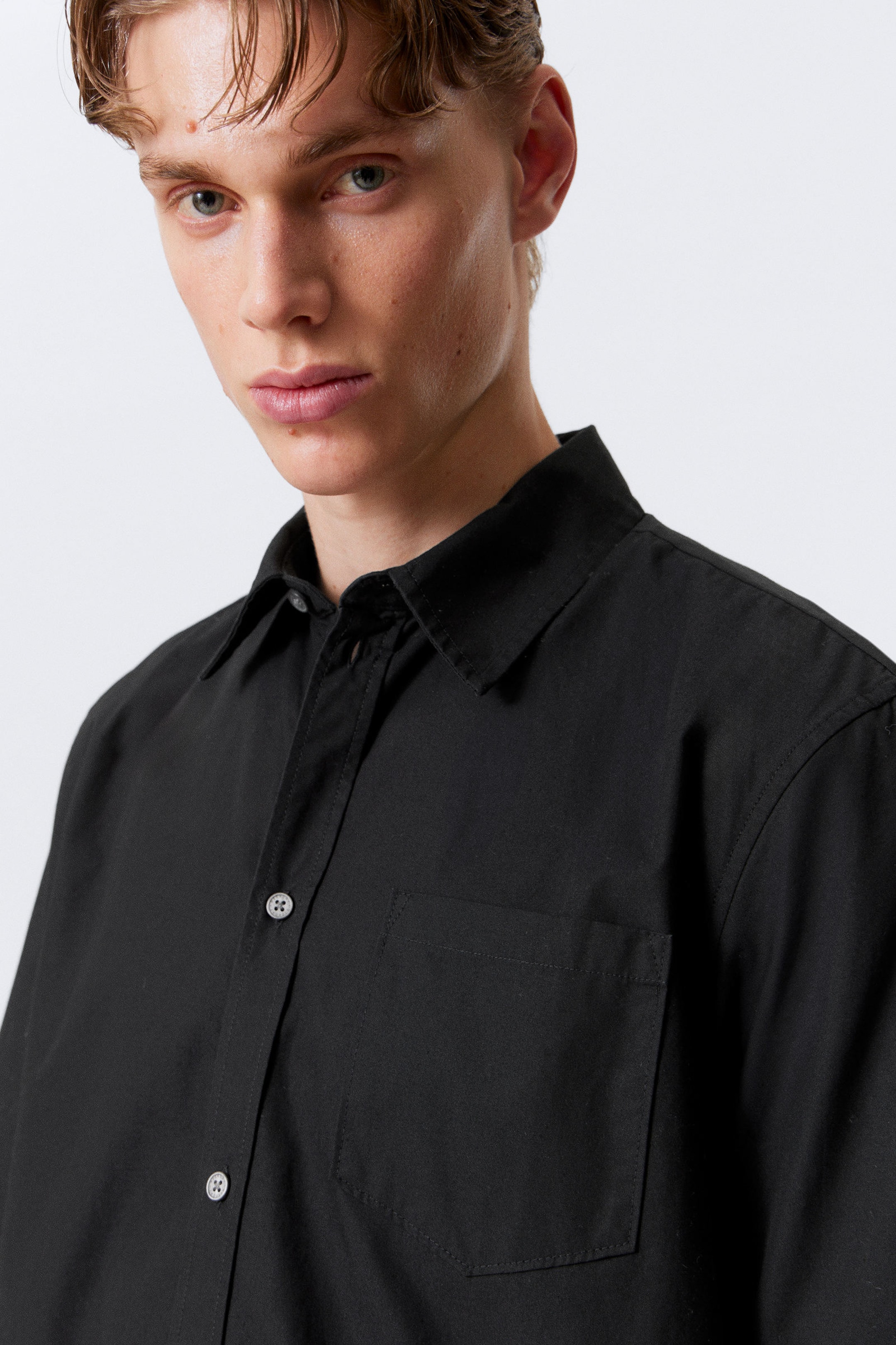 #272628 - Relaxed Fit Short-Sleeved Cotton Shirt - 2