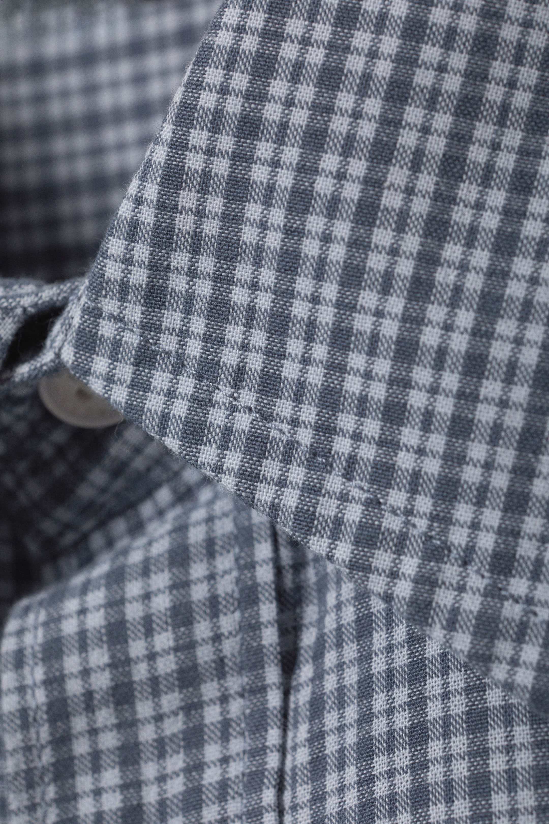 Blau kariert - Oversized-Karohemd - 1