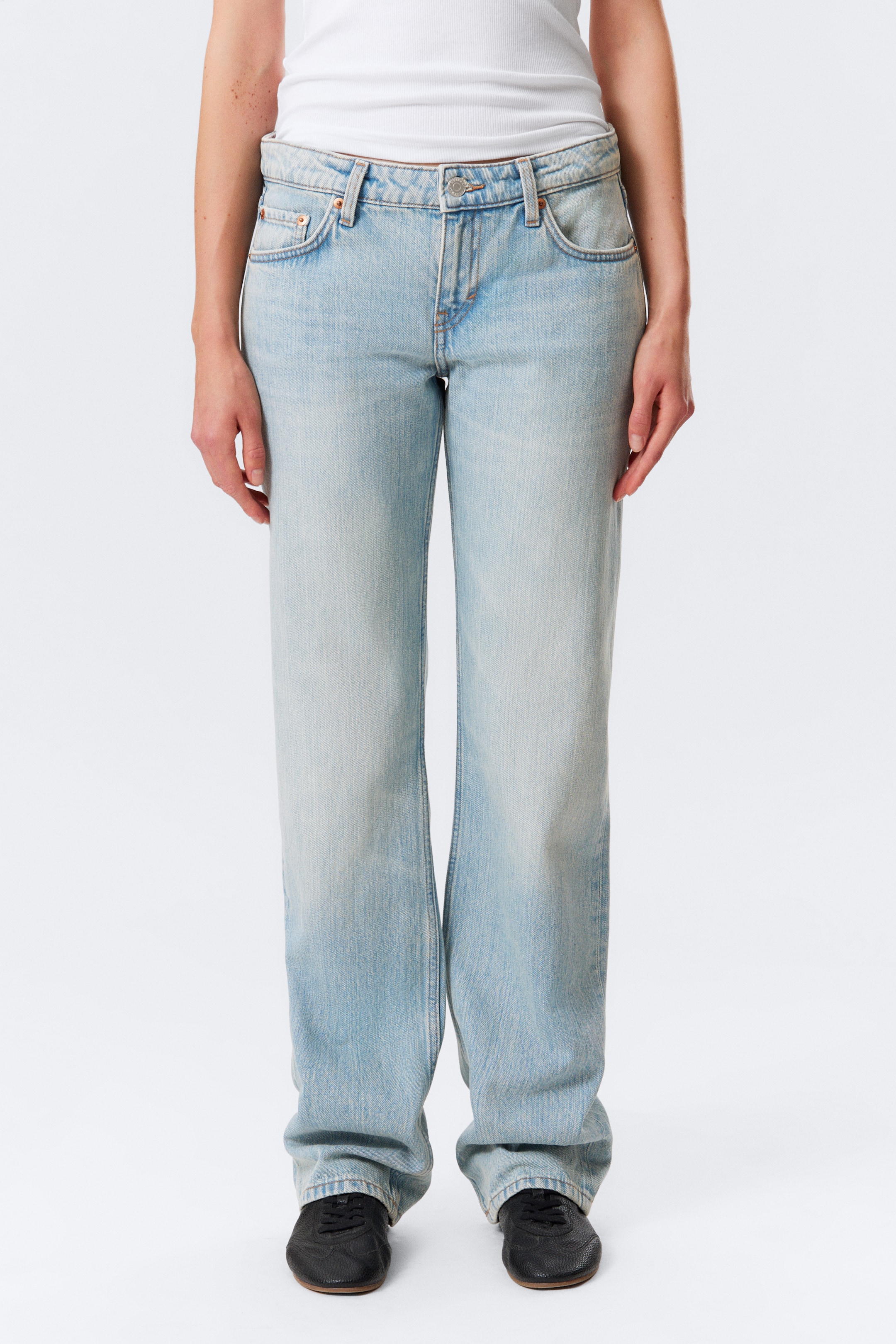 Visualizza immagine più grande: Jeans Arrow a vita bassa straight leg regular - Aeon Blue – Azzurro - DONNA | H&M IT 2