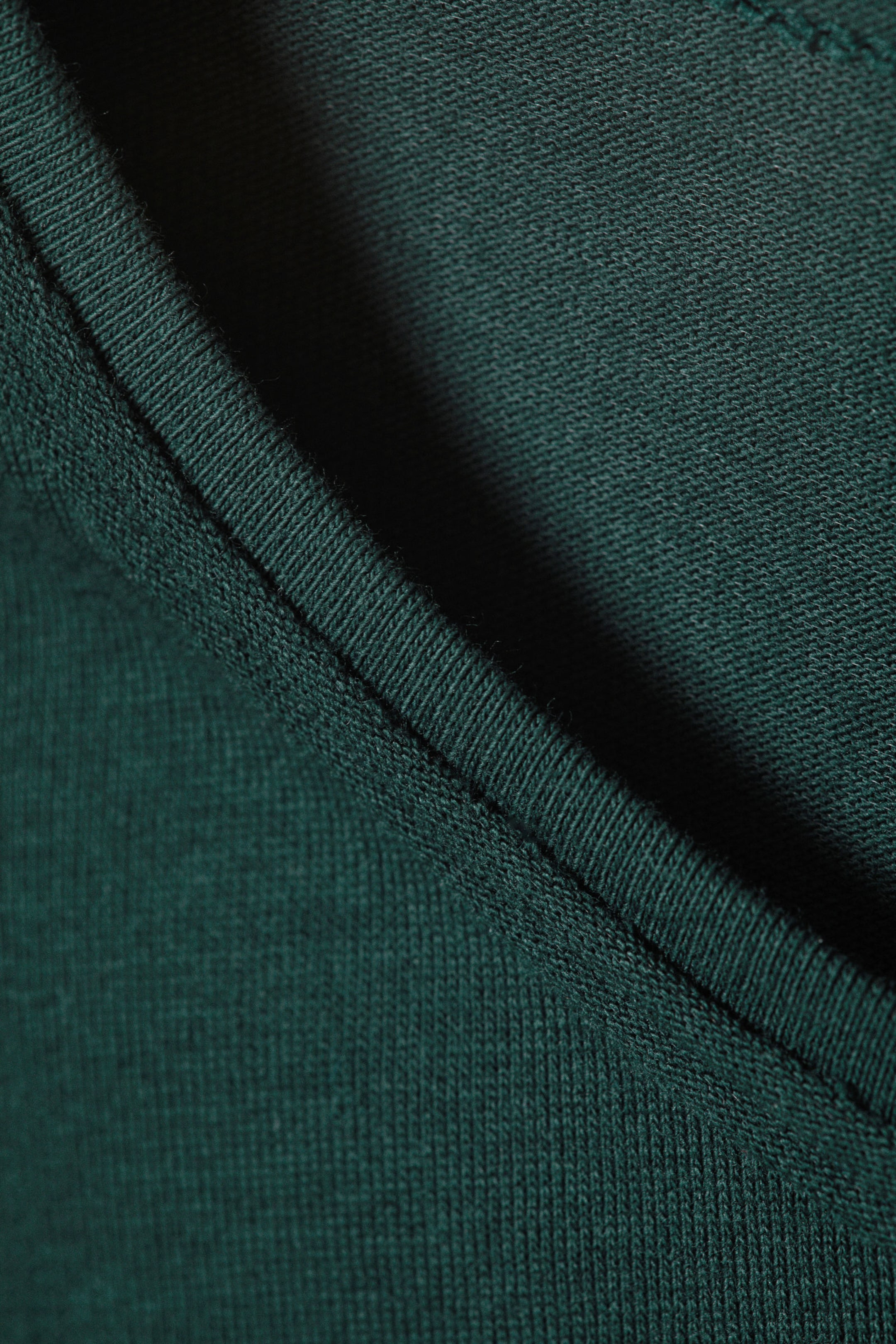 Petrol - Soft Long-Sleeved Cotton Jersey Top - 4