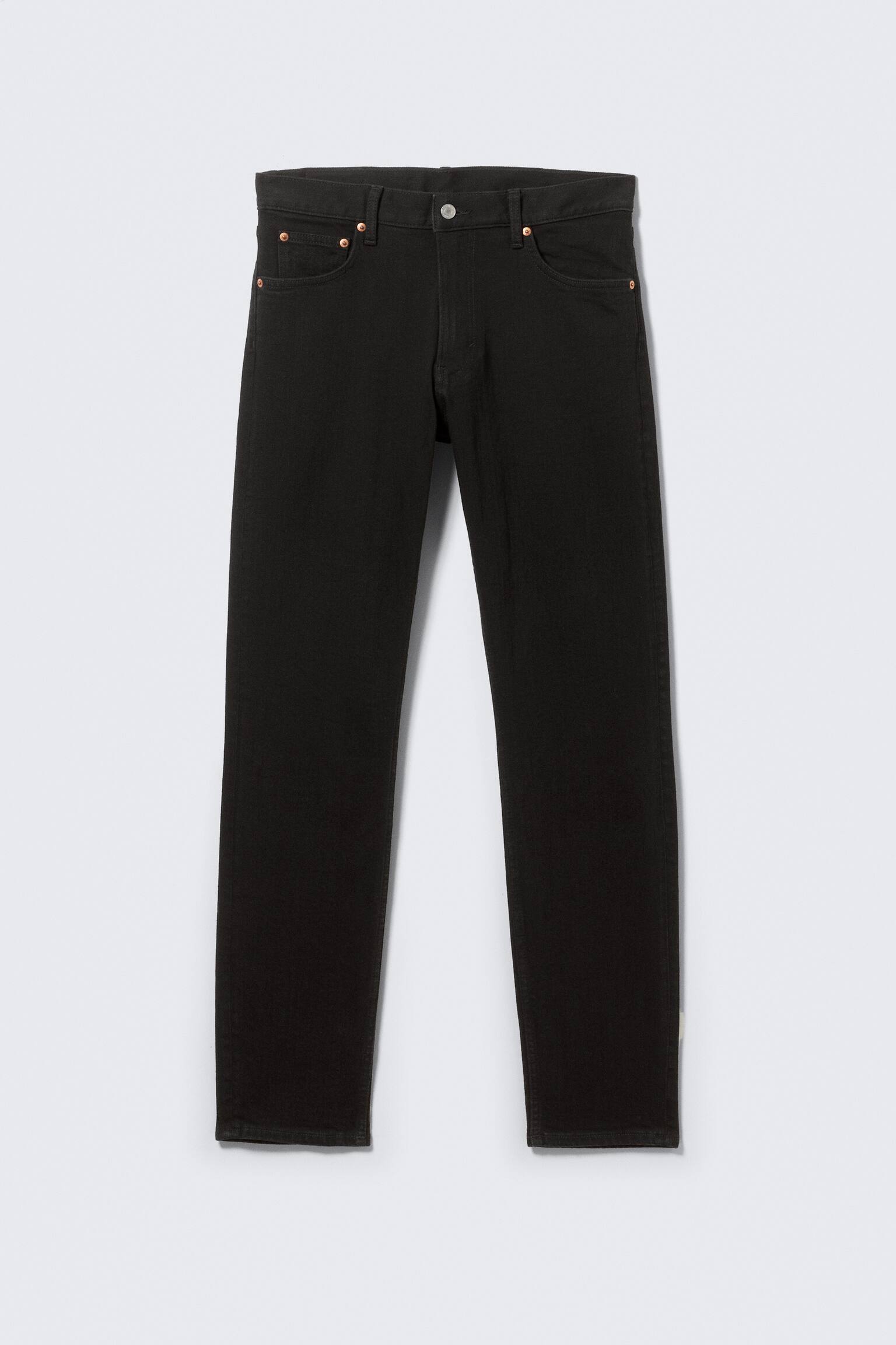 Τζιν Orion μεσαίας μέσης, στενή εφαρμογή, ίσιο πόδι - Μαύρο Rinse - Μαύρο/Μπλε Horses - Μεσαίο Μπλε/Βαθύ Θαλάσσιο Μπλε - Σκούρο Μπλε