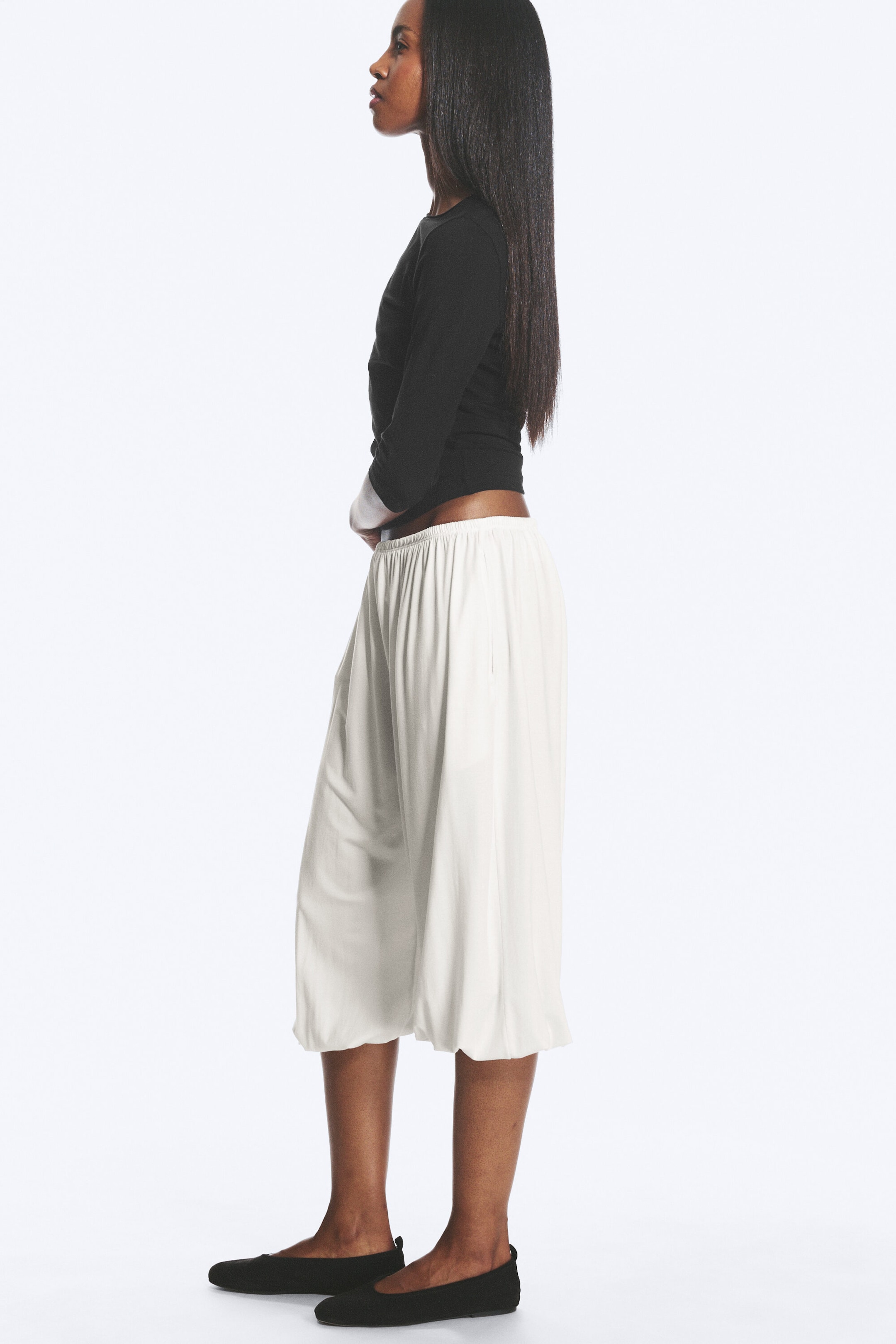White - Jersey Pantaloon - 2
