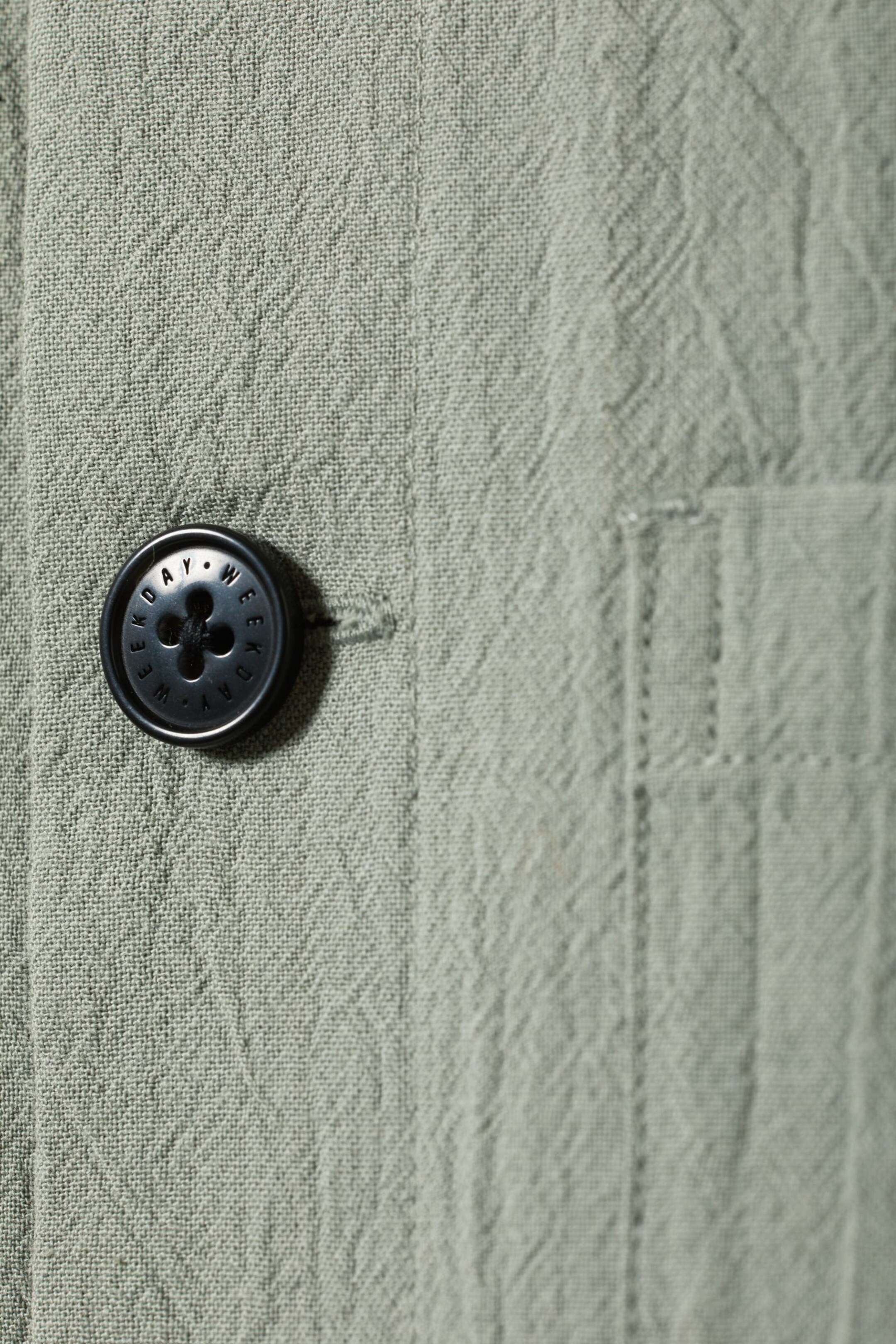 Grå - Overshirt Roland med struktur - 1