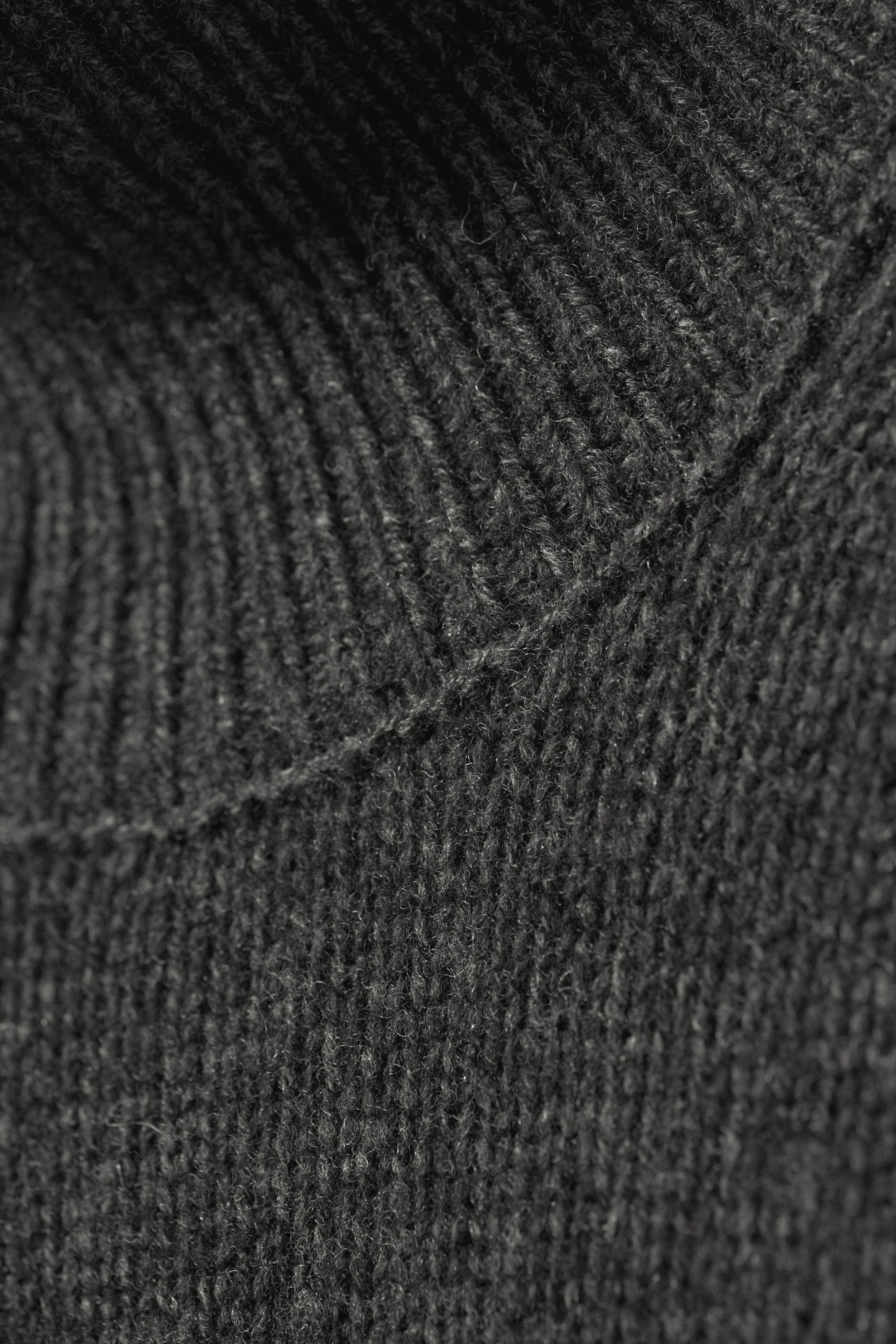 Dark Grey - Maggie Wool Turtleneck - 1