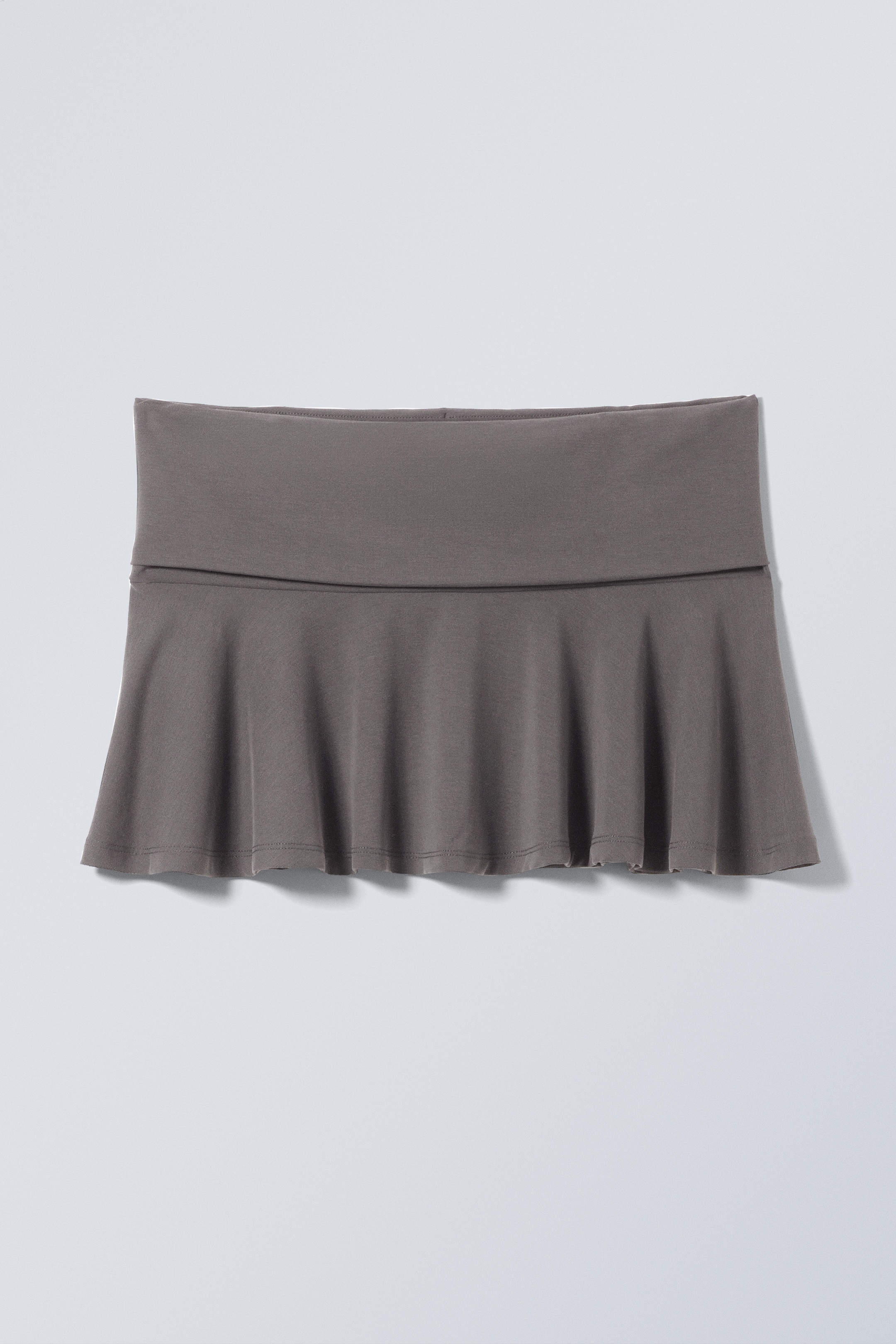 Nagyobb kép megtekintése: Flared Mid-Rise Mini Skirt - Dark Mole - NŐI | H&M HU 1