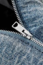 Blue - Samir Denim Crossbody Bag - 2