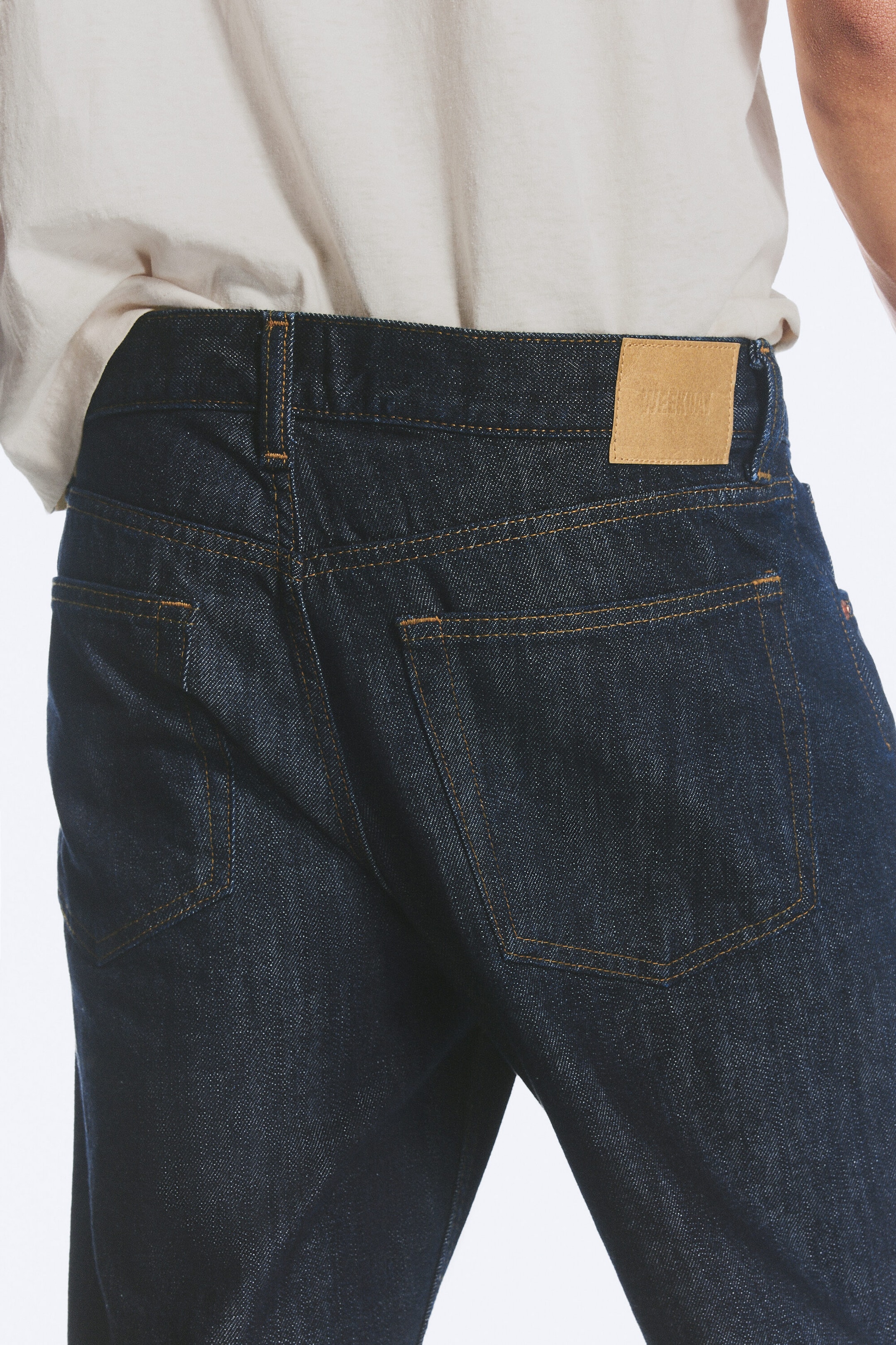 Blue Rinse – Bleu foncé - Jean bootcut décontracté taille mi-haute Mercury - 4