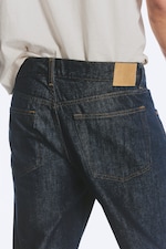 Blue Rinse – Bleu foncé - Jean bootcut décontracté taille mi-haute Mercury - 4