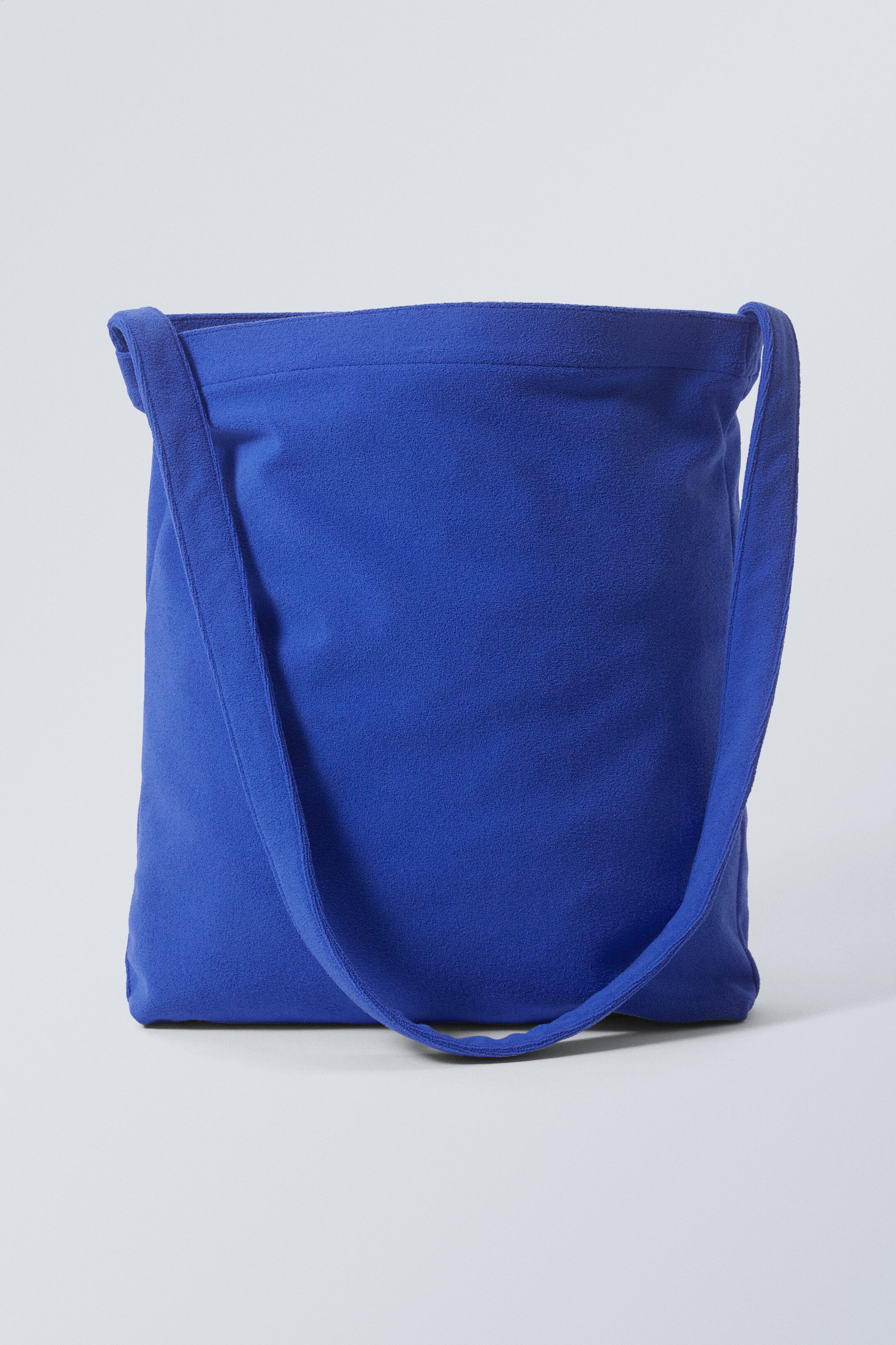 Cobalt Blue - Thimble terry totebag - 0