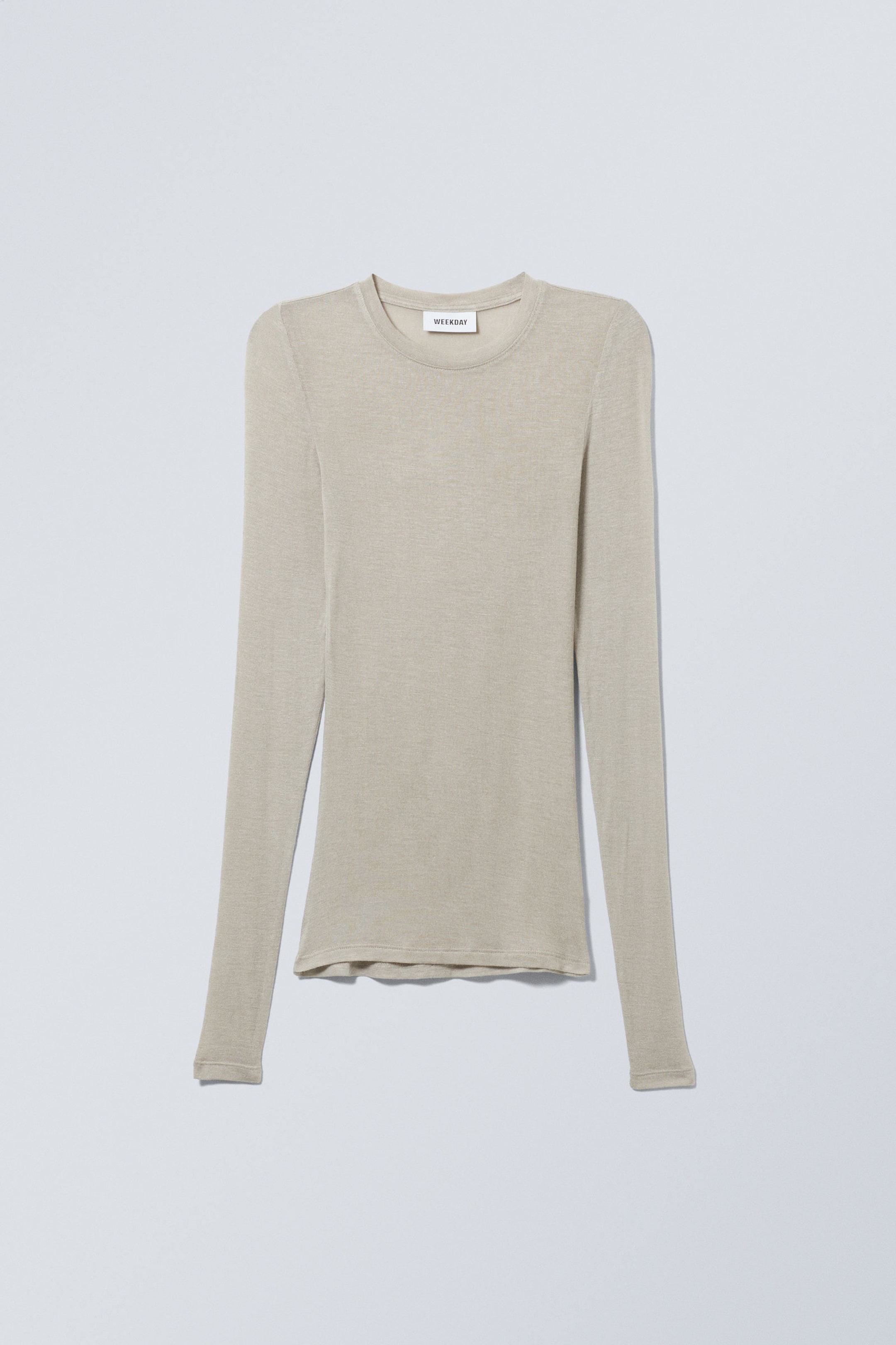 Light Mole - Soft Sheer Long Sleeve Top - 0