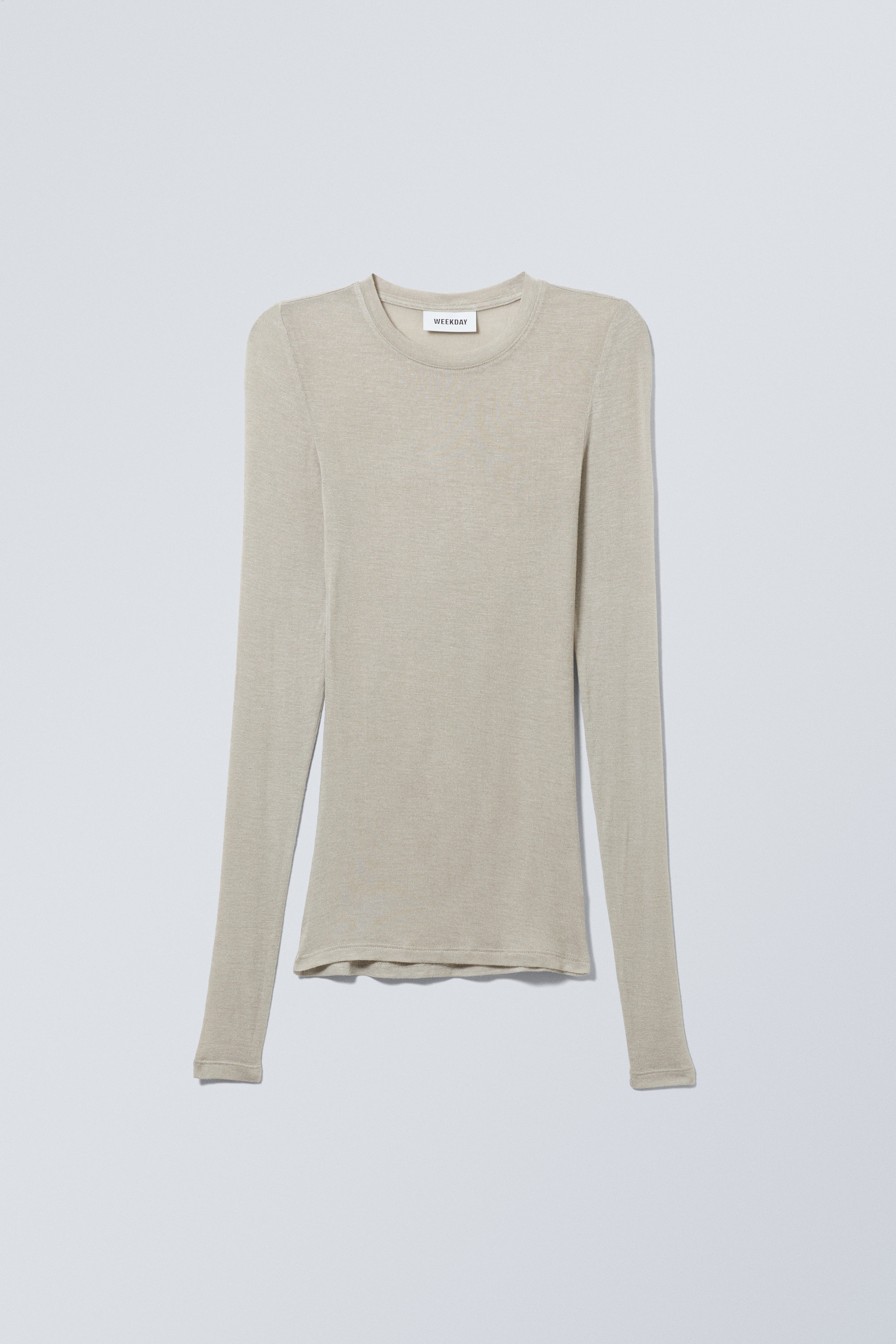 Light Mole - Soft Sheer Long Sleeve Top - 0