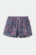 Blue paisley - Tan Paisley Swim Shorts - 0
