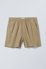 Dark Beige - Alex Relaxed Shorts - 0