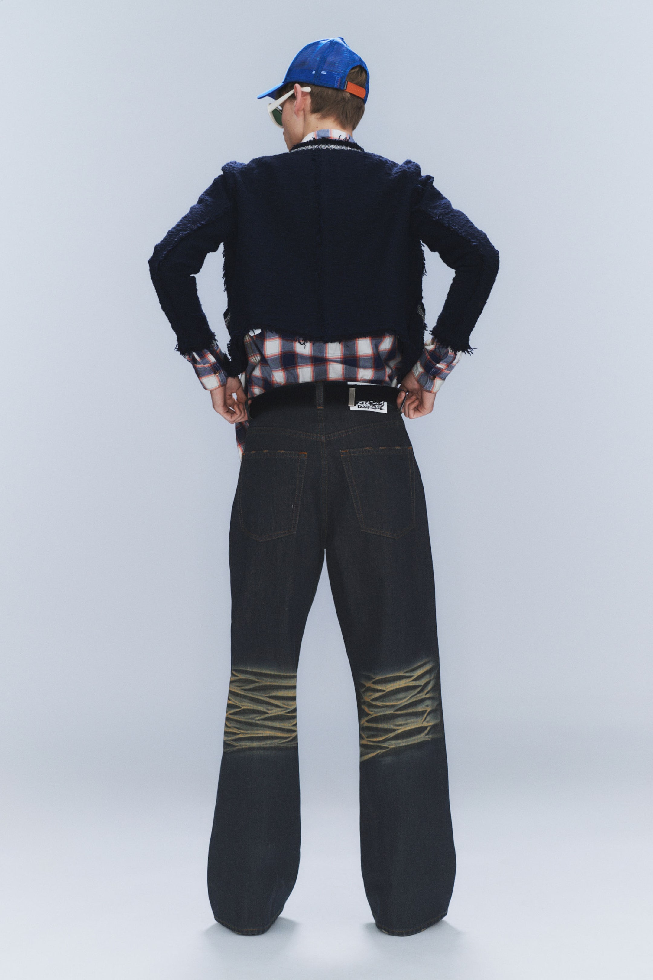 Soul Blue - Dunkelblau - Looser – Weite Jeans mit normaler Taille - 2