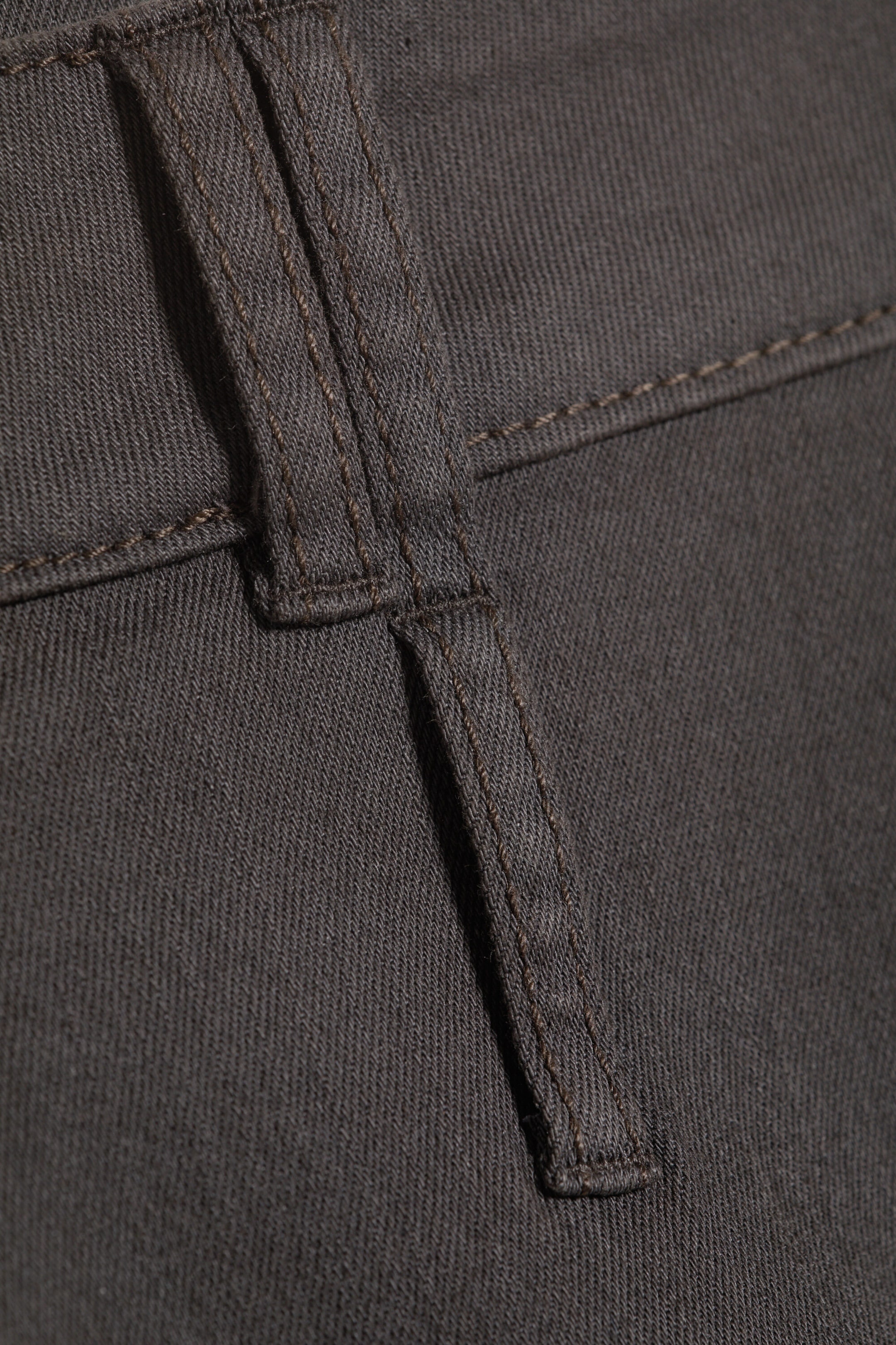 Donkergrijs - Double Loop Mini Shorts - 5