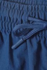 Blue - Structured Mid-Thigh Swim Shorts - 1