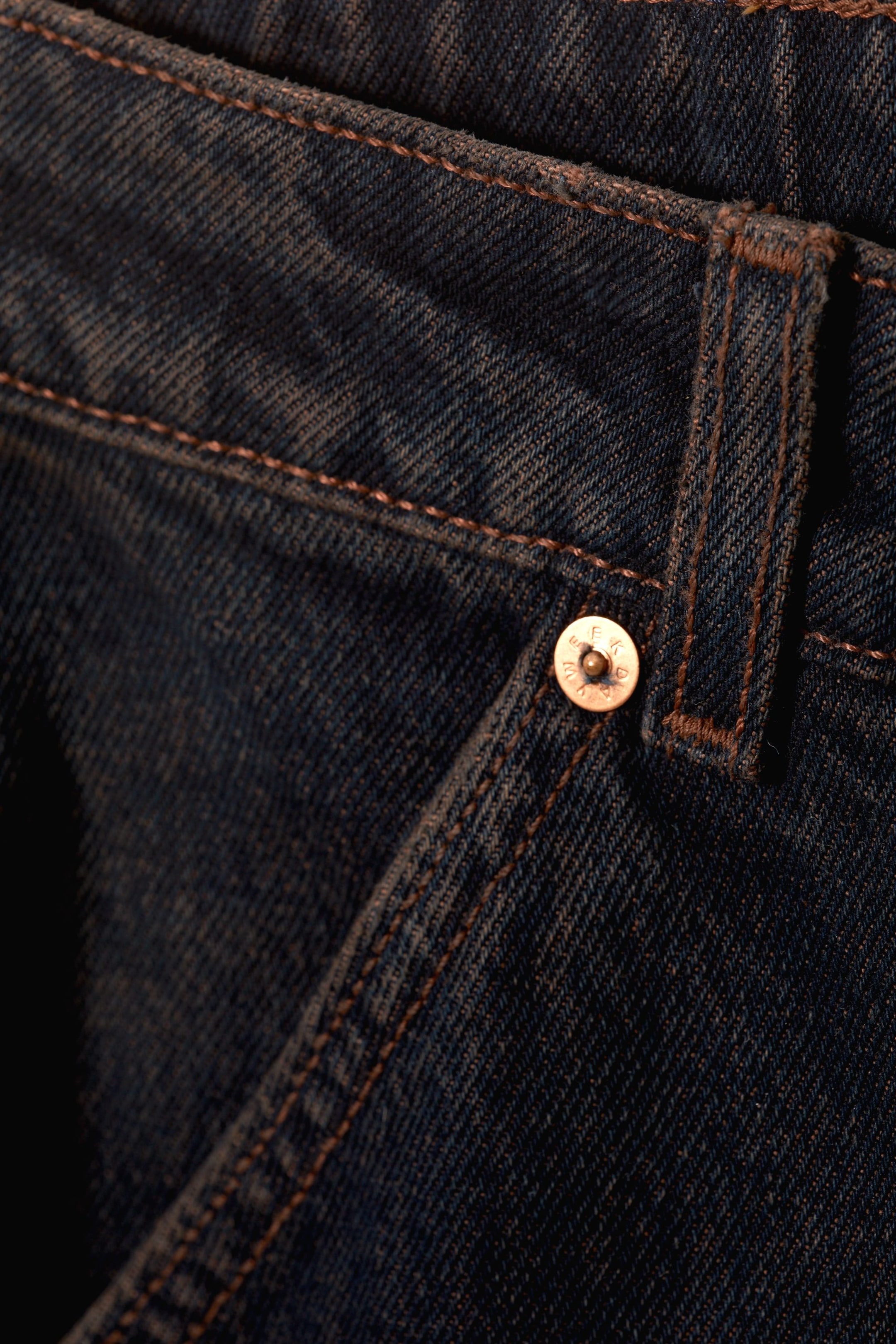 Fuchsia/Overwashed - Denim-Cargohose Area mit hohem Bund - 1