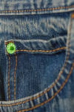 Blue Ray - Dark Blue - Looser jeans met normale taille en wijde pijpen - 5