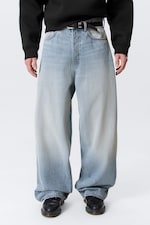 Kimberley Blue - Bleu clair - Jean baggy unisexe Astro taille mi-haute - 1