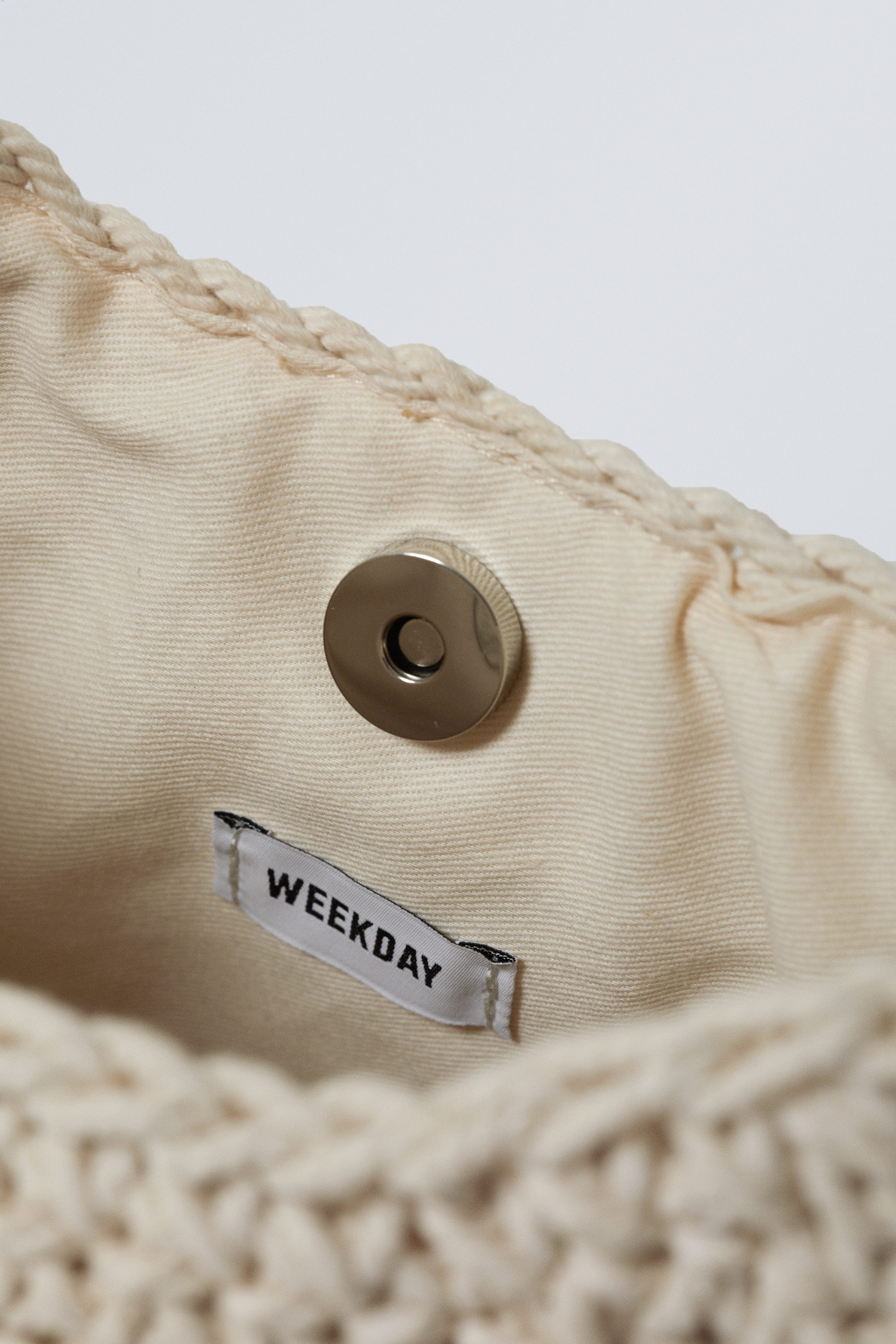 Oatmeal - Iris Crochet Handbag - 2