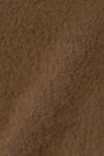 Brown - Hairy Mock Neck Sweater - 1