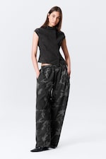 Black - Structured Asymmetric Cotton Top - 1