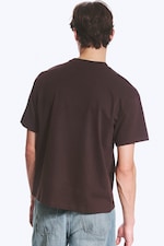 Mörkbrun - Lös Boxig T-shirt - 2