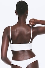 White - Cat Soft Bralette - 2