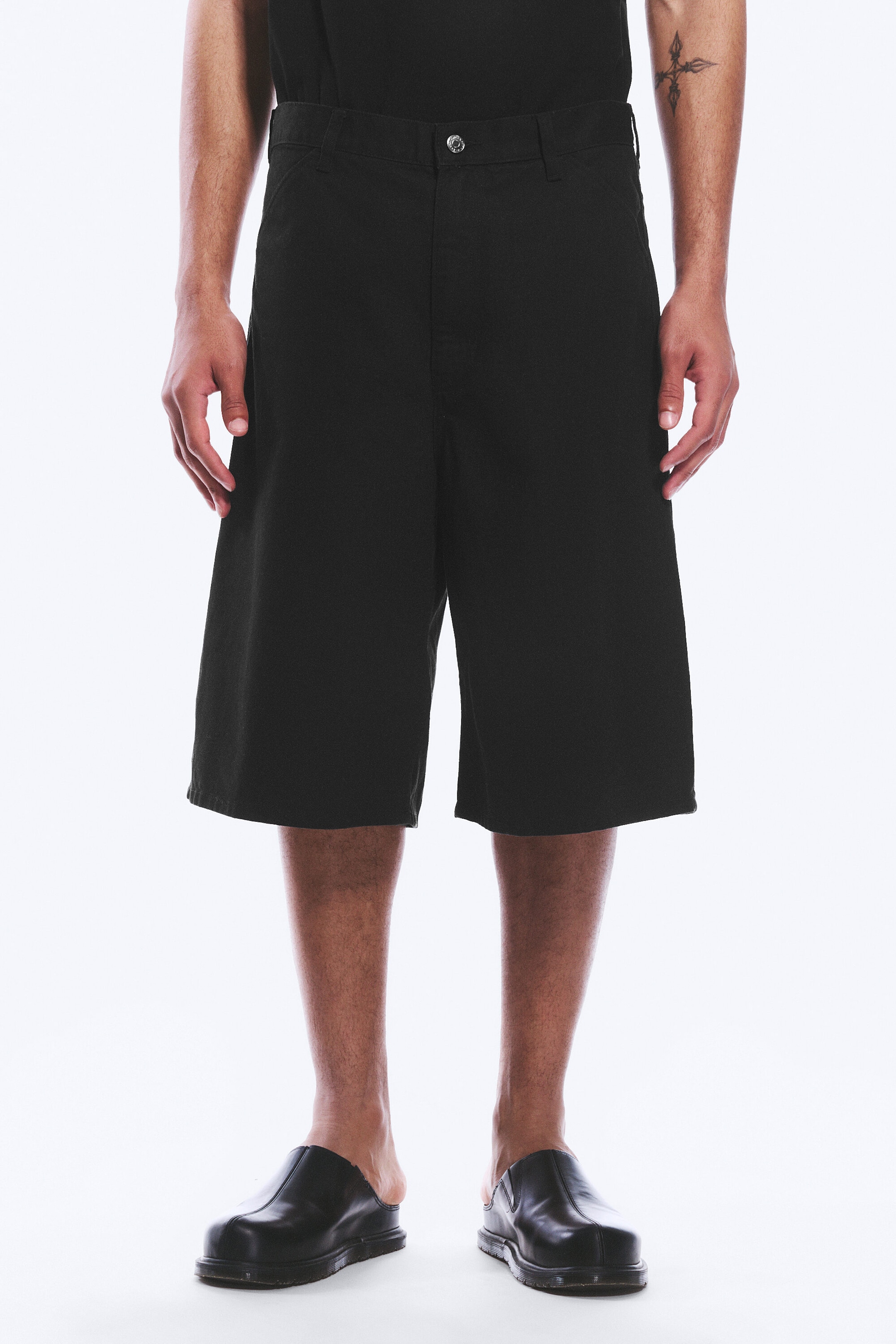 Black - Astro Loose Baggy Linen-Blend Shorts - 2
