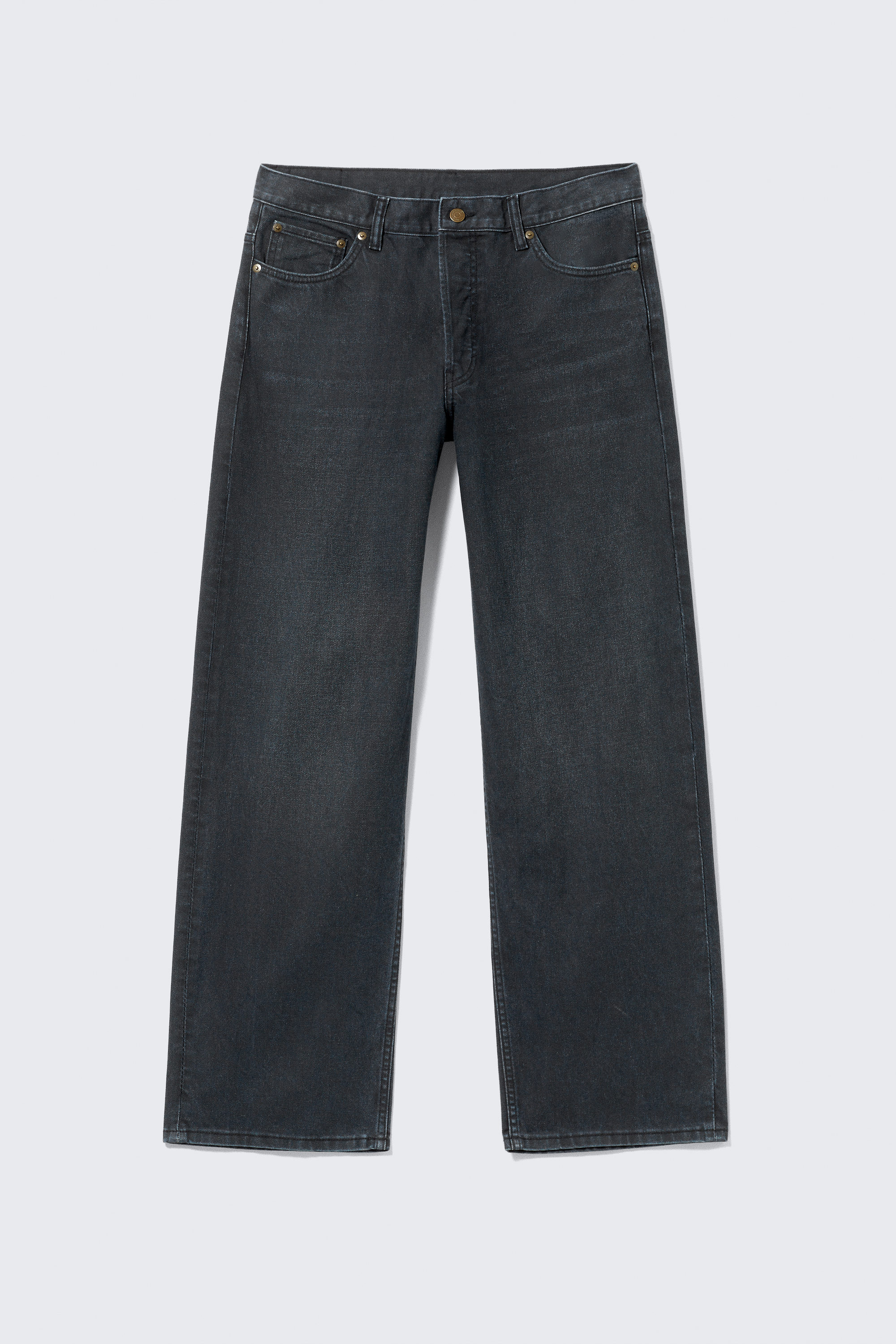 Blue Layer - Sphere Low Rise Loose Straight Leg Jeans - 5