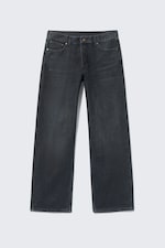 Blauwe laag - Sphere Low Rise Loose Straight Jeans - 0