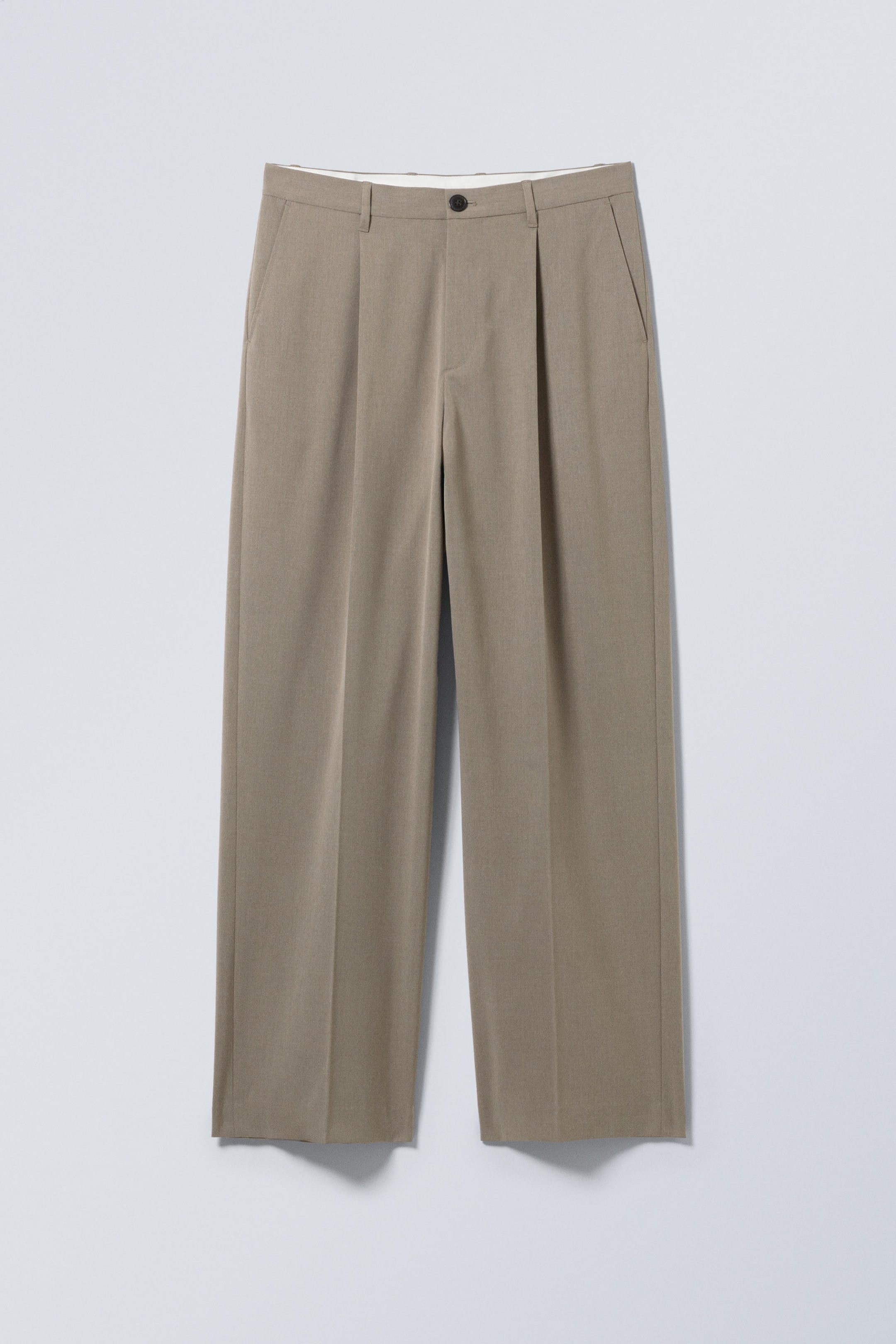 Beige meliert - Oversized-Anzugshose Uno - 4
